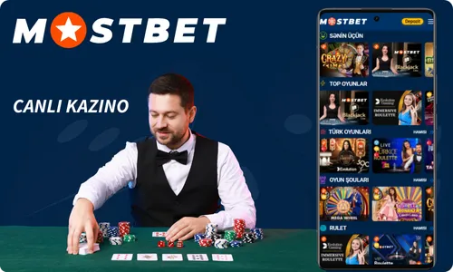 Mostbet yüklə və real dilerlərlə oynamağa başla