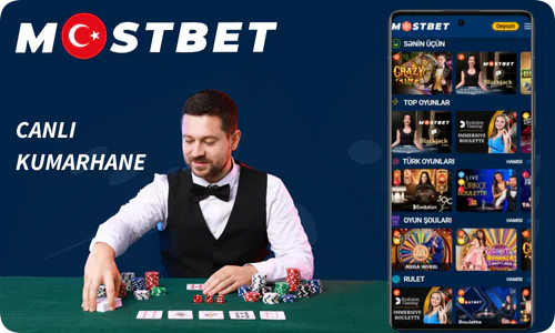 Mostbet indir ve gerçek krupiyelerle oynamaya başla